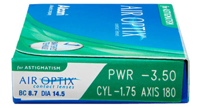 Air Optix for Astigmatism (3 lens/box)